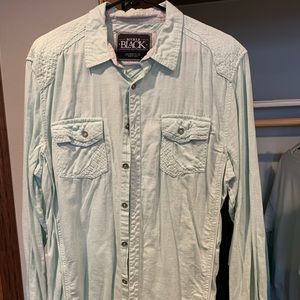 Long sleeve button up Buckle Black